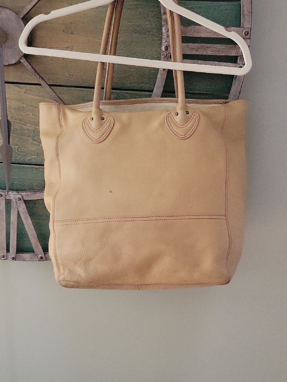 L.L Bean Vintage Leather Boat And Tote Bag Rare - Picture 2 of 16
